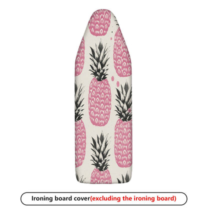 1-Piece Pink Pineapple Tropical Fruit Pattern  Ironing Board Cover, Universal Size, Without Board