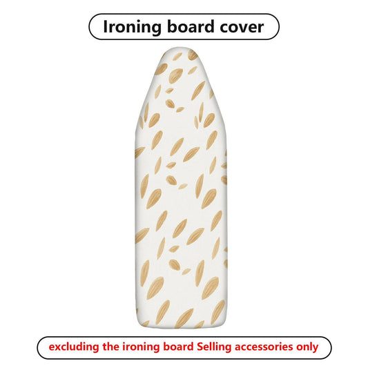 1-Piece Leaf Pattern Beige Decorative  Ironing Board Cover, Universal Size, Without Board