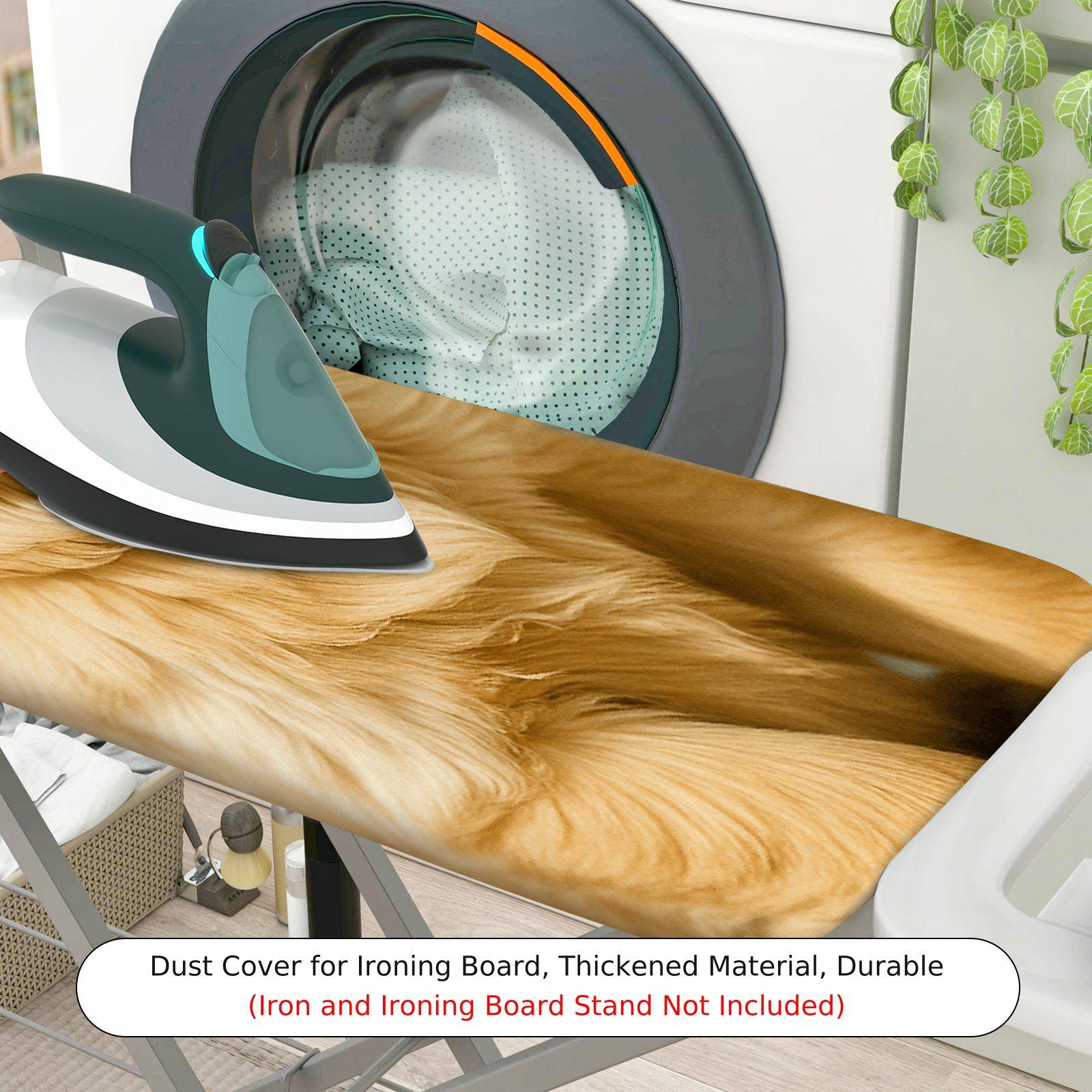 1-Piece Pet Golden Retriever Dog Cute  Ironing Board Cover, Universal Size, Without Board