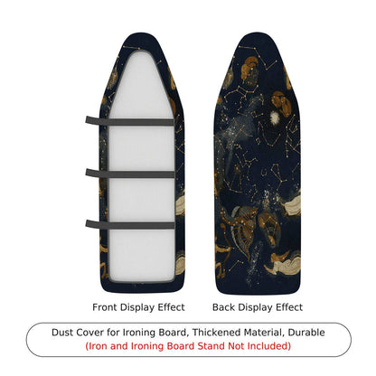 1-Piece Zodiac Constellation Galaxy  Ironing Board Cover, Universal Size, Without Board
