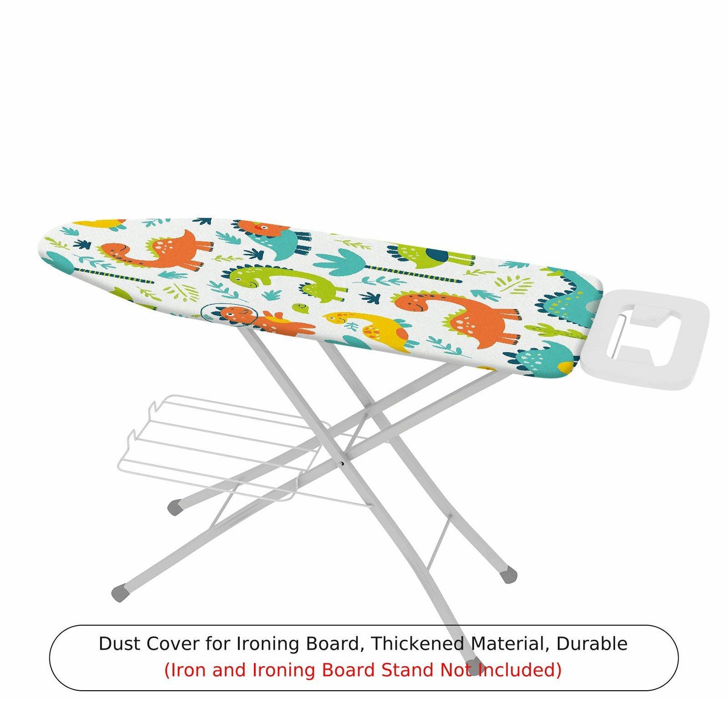 1-Piece Dinosaur Colorful Fun  Ironing Board Cover, Universal Size, Without Board