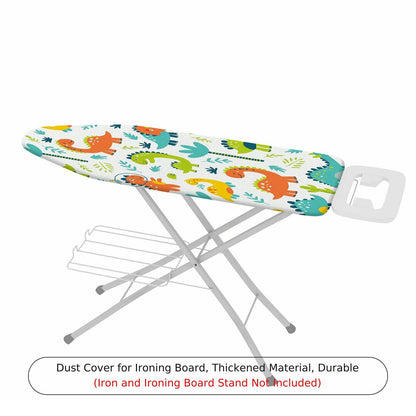 1-Piece Dinosaur Colorful Fun  Ironing Board Cover, Universal Size, Without Board