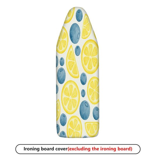 1-Piece Lemon Blueberry Fruit Pattern  Ironing Board Cover, Universal Size, Without Board