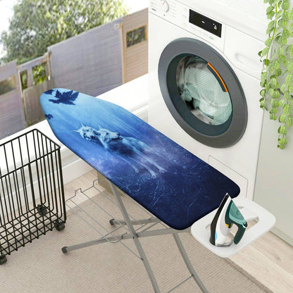 1-Piece Wolf Winter Nature  Ironing Board Cover, Universal Size, Without Board