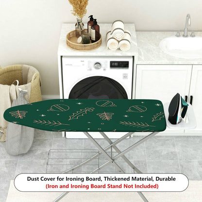 1-Piece Christmas Holly Decoration Ornament  Ironing Board Cover, Universal Size, Without Board
