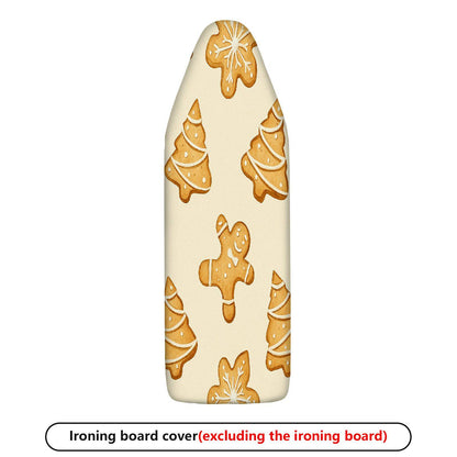 1-Piece Christmas Cookie Tree Gingerbread  Ironing Board Cover, Universal Size, Without Board