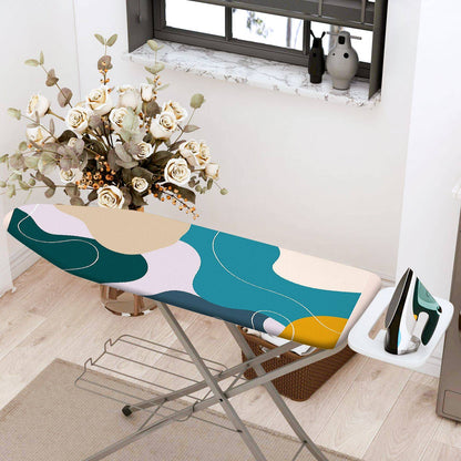 1-Piece Abstract Art Colorful Modern  Ironing Board Cover, Universal Size, Without Board