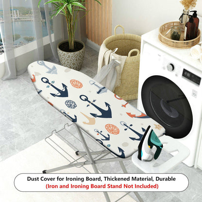 1-Piece anchor nautical ocean  Ironing Board Cover, Universal Size, Without Board