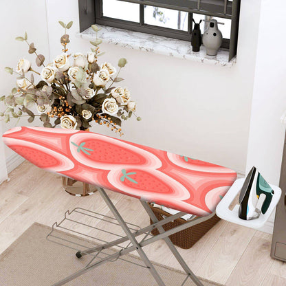 1-Piece Strawberry Pink Fun Decorative  Ironing Board Cover, Universal Size, Without Board