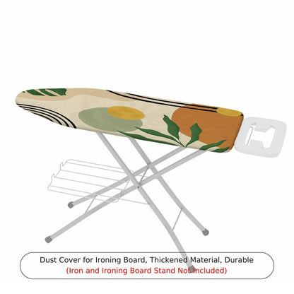 1-Piece Abstract Botanical Stripe  Ironing Board Cover, Universal Size, Without Board