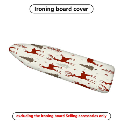 1-Piece Reindeer Christmas Winter  Ironing Board Cover, Universal Size, Without Board