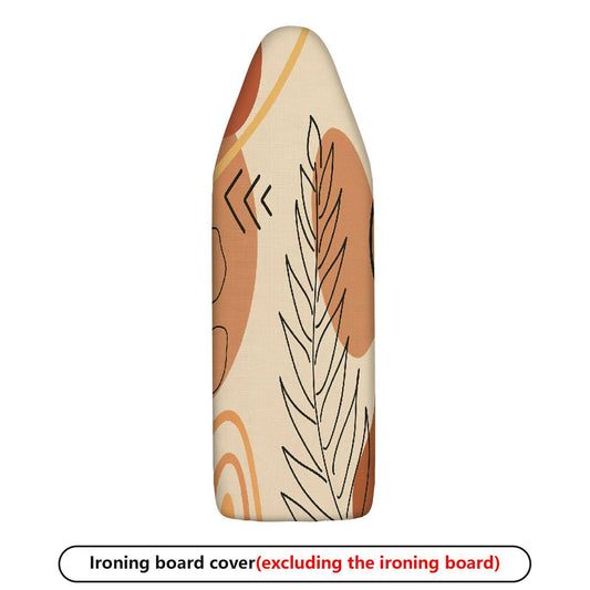 1-Piece Abstract Leaf Swirl Art  Ironing Board Cover, Universal Size, Without Board