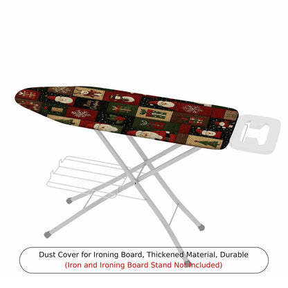 1-Piece Santa Christmas Pattern Holiday  Ironing Board Cover, Universal Size, Without Board