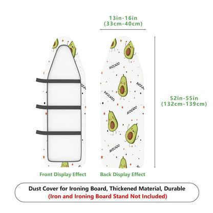 1-Piece Avocado Pattern Cute  Ironing Board Cover, Universal Size, Without Board