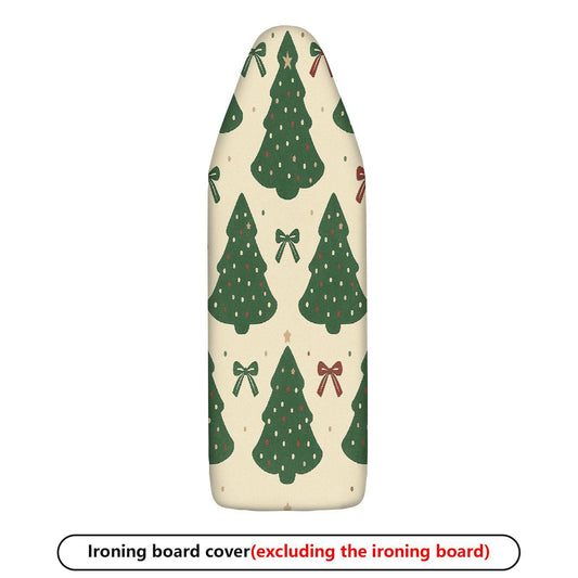 1-Piece Christmas Tree Bow Star  Ironing Board Cover, Universal Size, Without Board