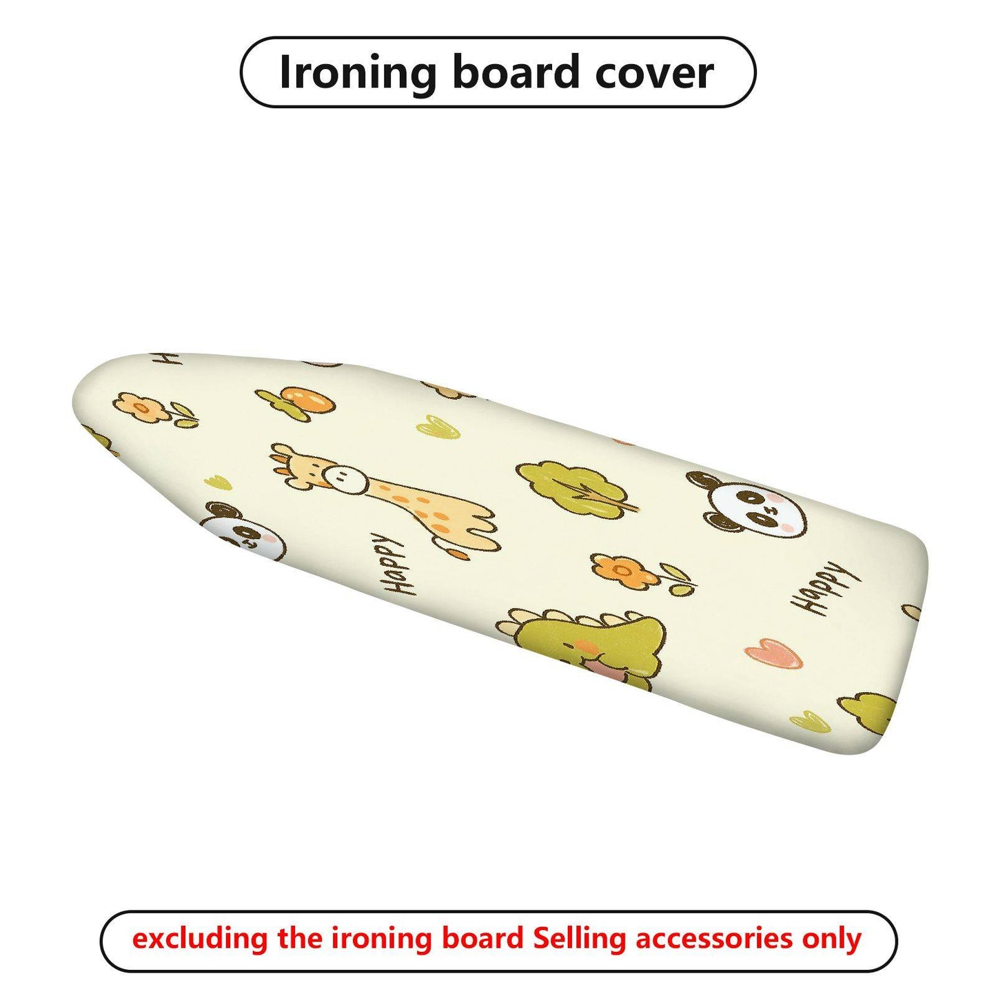 1-Piece Animal Forest Cute  Ironing Board Cover, Universal Size, Without Board