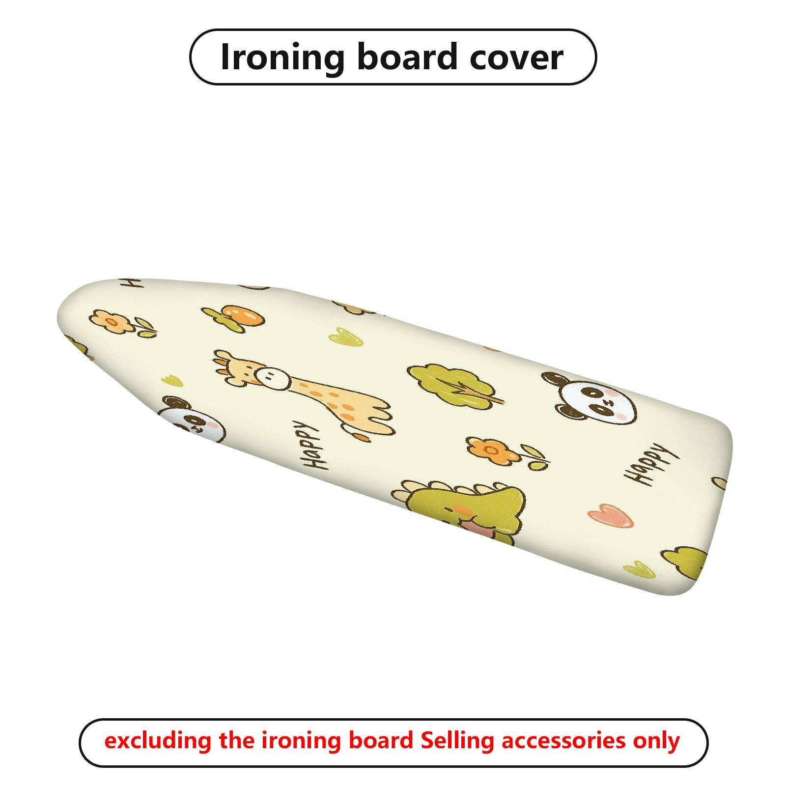 1-Piece Animal Forest Cute  Ironing Board Cover, Universal Size, Without Board