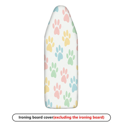 1-Piece Colorful Pet Paw Pattern Cute Decorative  Ironing Board Cover, Universal Size, Without Board