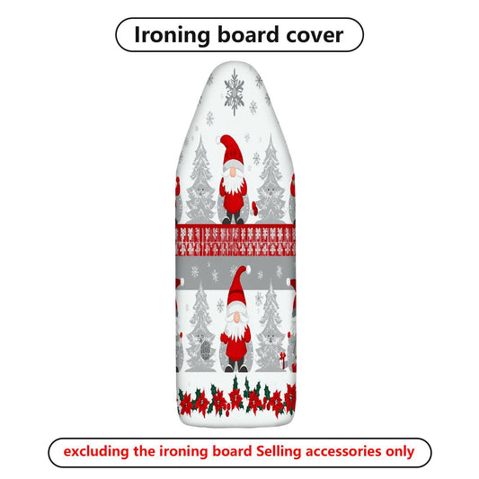 1-Piece Santa Claus Snowflake Christmas Tree  Ironing Board Cover, Universal Size, Without Board