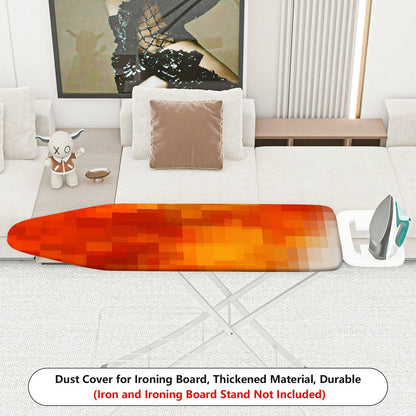 1-Piece Abstract Gradient Pixel Laundry  Ironing Board Cover, Universal Size, Without Board