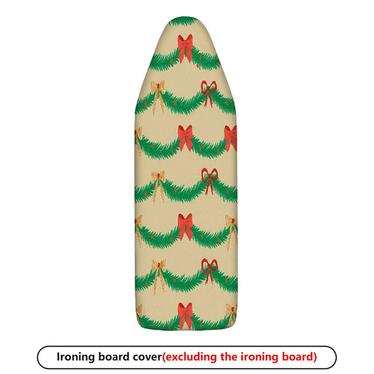 1-Piece Christmas Bow Garland  Ironing Board Cover, Universal Size, Without Board