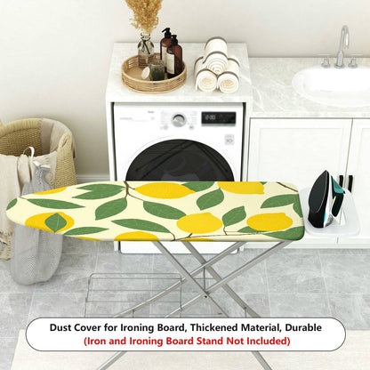 1-Piece Lemon Leaf Pattern Fruit Nature  Ironing Board Cover, Universal Size, Without Board