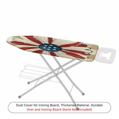 1-Piece American Star Flower Red  Ironing Board Cover, Universal Size, Without Board