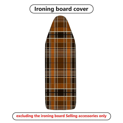 1-Piece Plaid Checkered Striped  Ironing Board Cover, Universal Size, Without Board