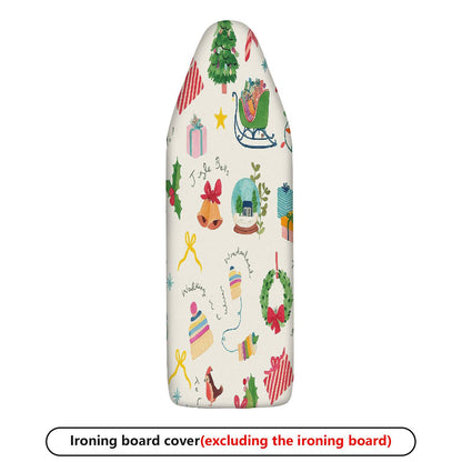 1-Piece Christmas Holiday Festive  Ironing Board Cover, Universal Size, Without Board