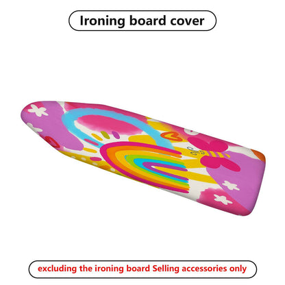 1-Piece Rainbow Colorful Fun  Ironing Board Cover, Universal Size, Without Board