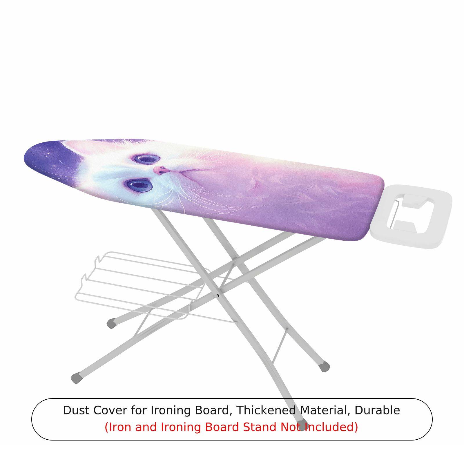 1-Piece Cute Cat Purple  Ironing Board Cover, Universal Size, Without Board