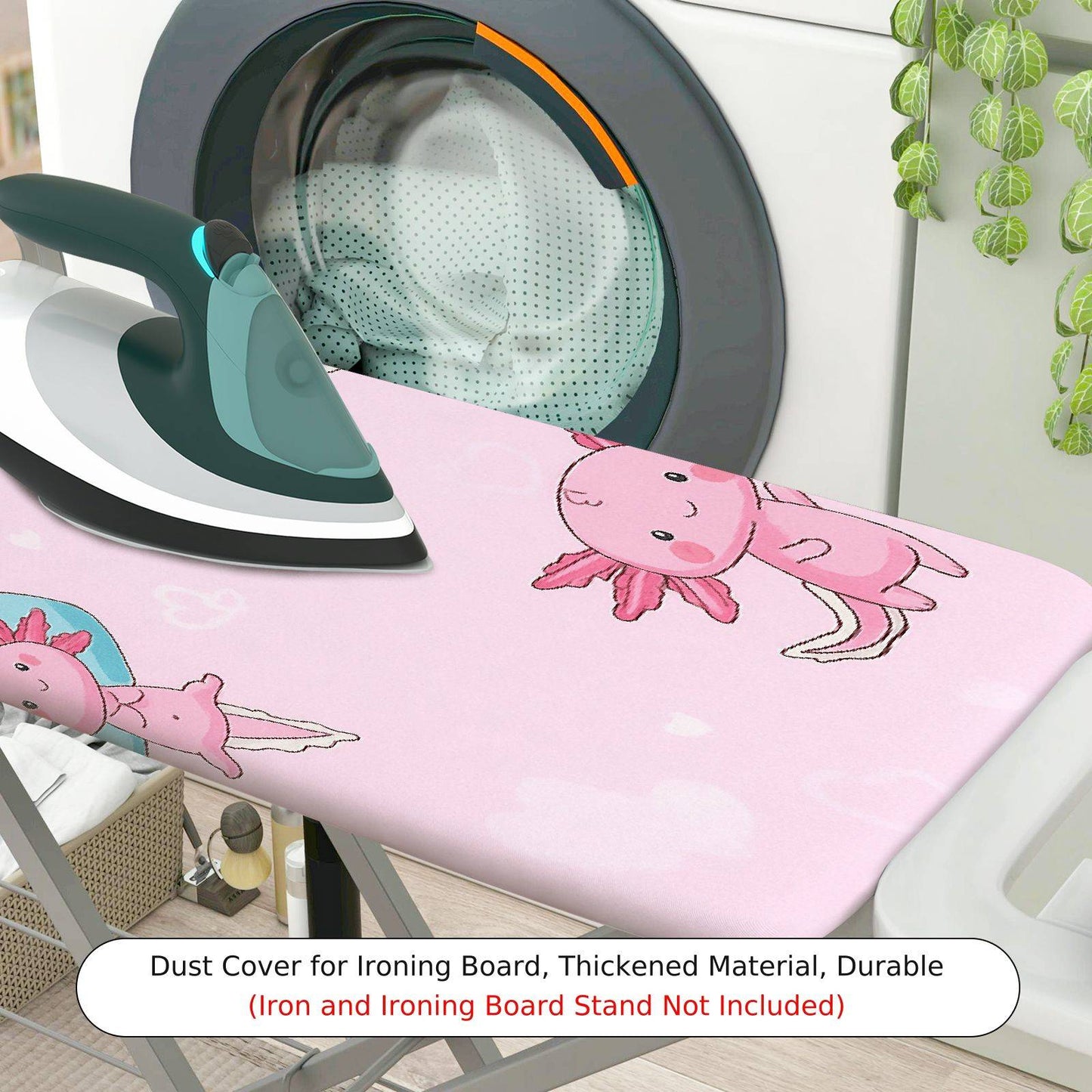 1-Piece Pink Cute  Ironing Board Cover, Universal Size, Without Board
