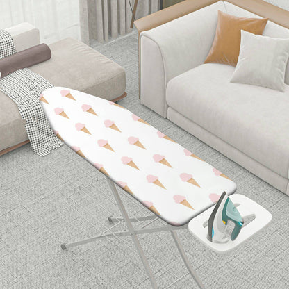 1-Piece Ice Cream Pattern Cute Pastel  Ironing Board Cover, Universal Size, Without Board
