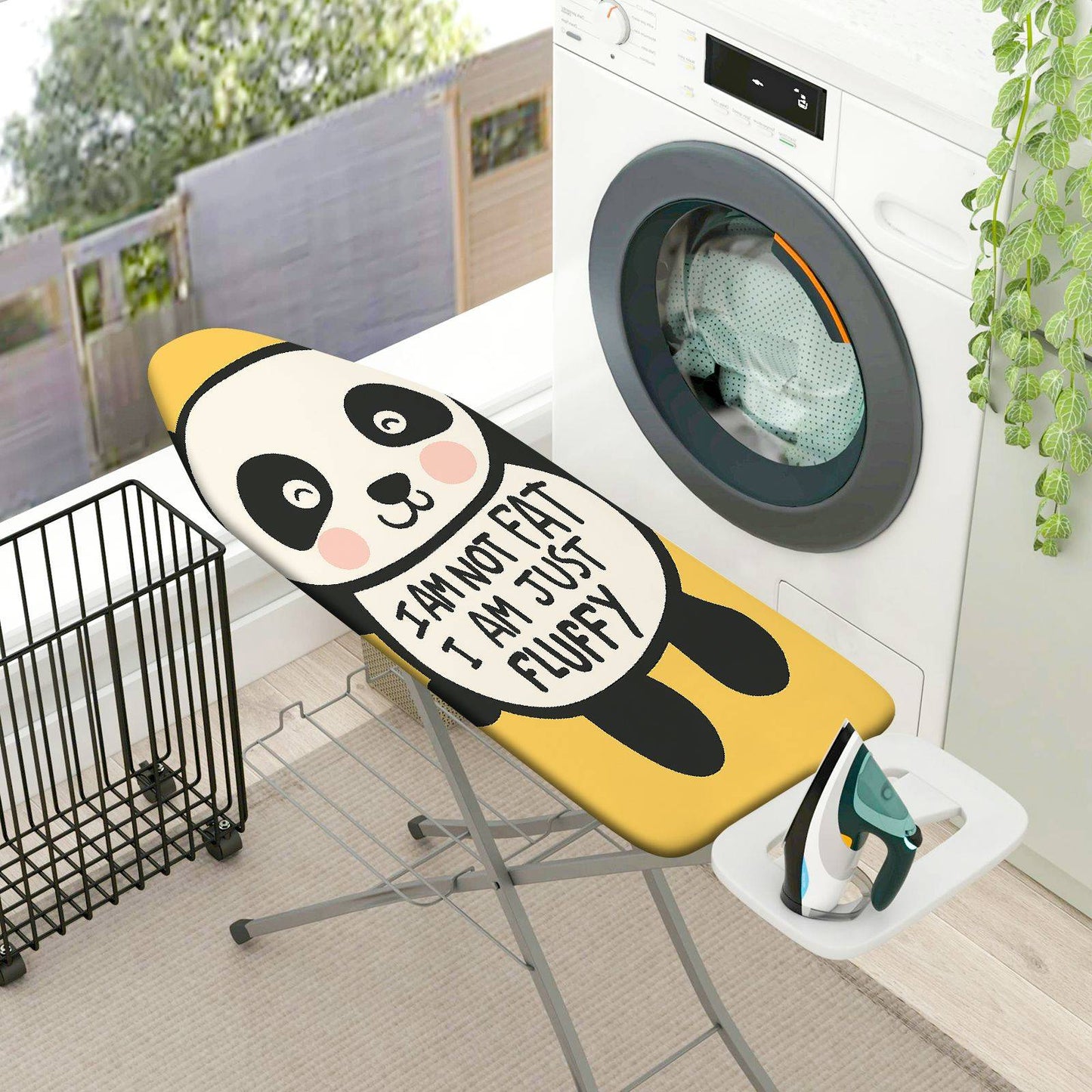 1-Piece Panda  Cute  Ironing Board Cover, Universal Size, Without Board