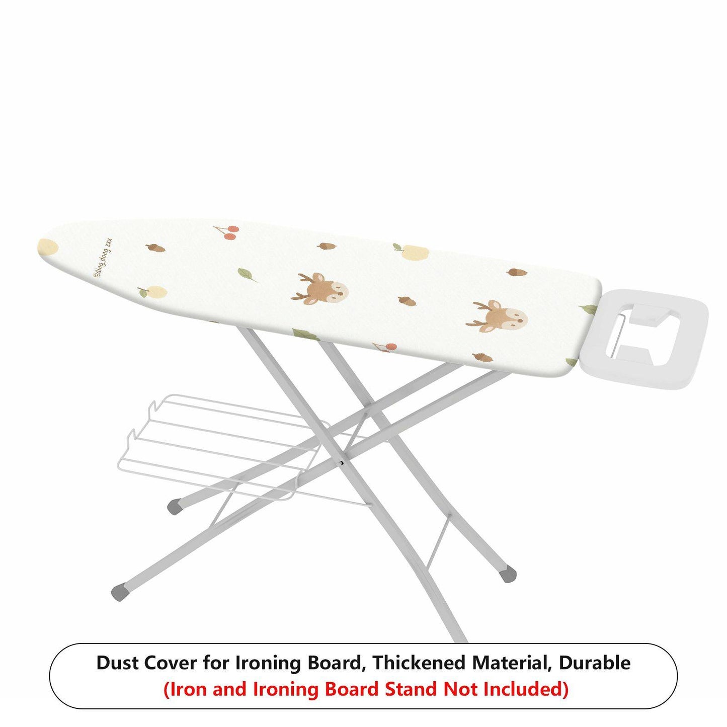 1-Piece Deer Fruit Nature  Ironing Board Cover, Universal Size, Without Board