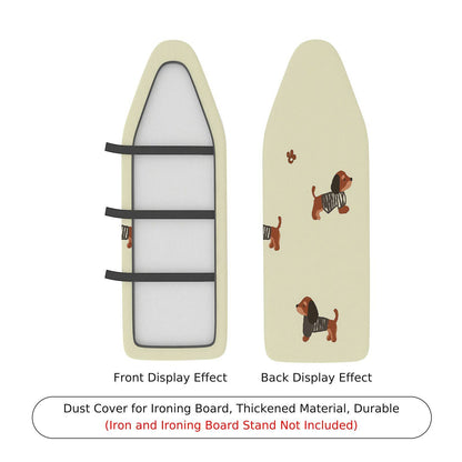 1-Piece Animal Pattern Beige  Ironing Board Cover, Universal Size, Without Board