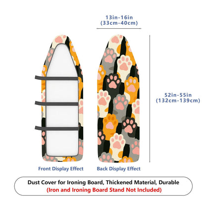 1-Piece Cute  Animal Paw Design Printed  Ironing Board Cover, Universal Size, Without Board