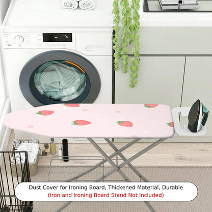 1-Piece Strawberry Pink Cute  Ironing Board Cover, Universal Size, Without Board