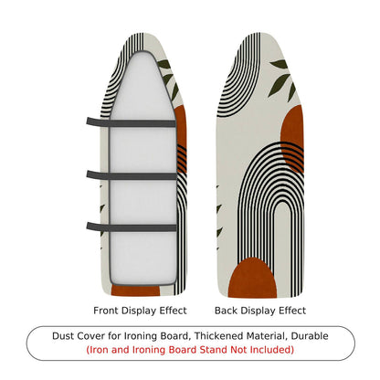 1-Piece Abstract Geometric Minimalist Art  Ironing Board Cover, Universal Size, Without Board