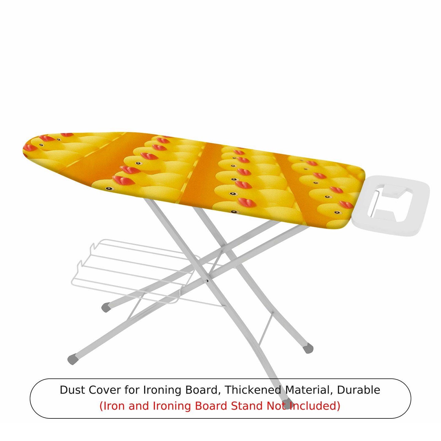 1-Piece Yellow Duck Fun Vibrant  Ironing Board Cover, Universal Size, Without Board