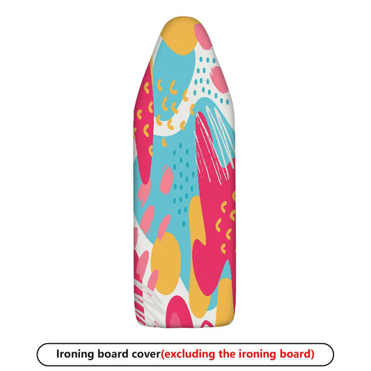 1-Piece Abstract Colorful Pattern Fun Pop Art  Ironing Board Cover, Universal Size, Without Board