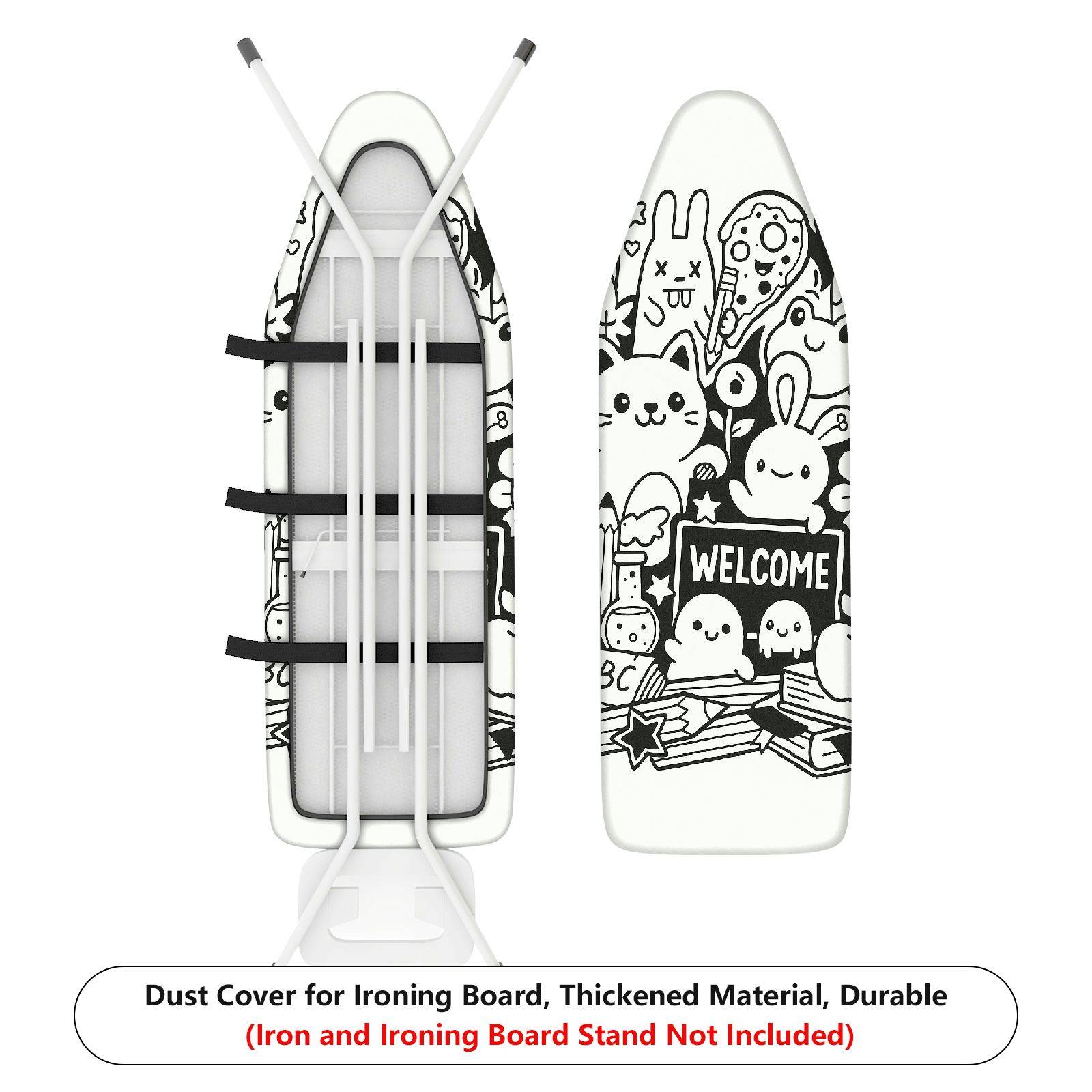 1-Piece Cute  Animal Welcome  Ironing Board Cover, Universal Size, Without Board