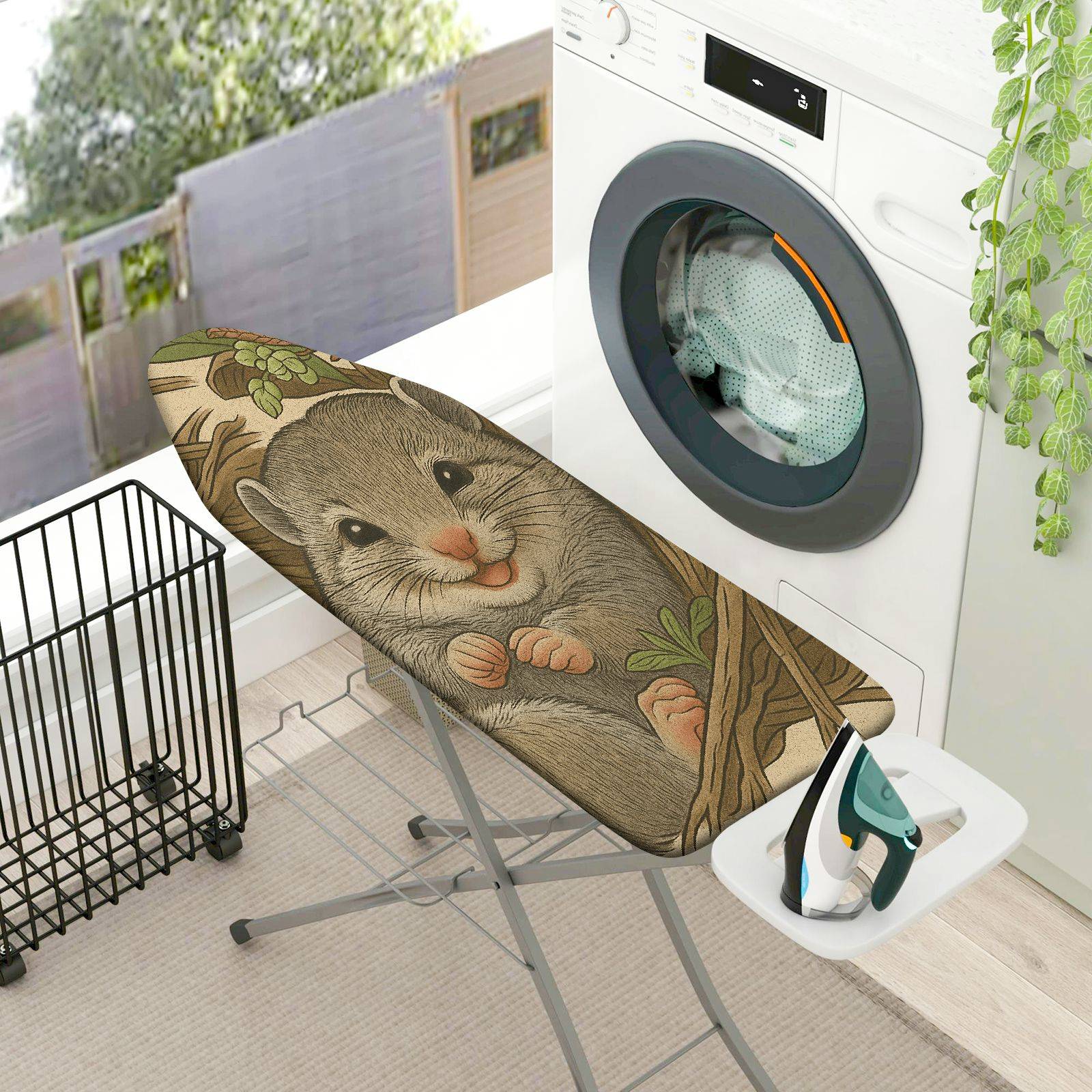1-Piece Cute Animal  Nature  Ironing Board Cover, Universal Size, Without Board