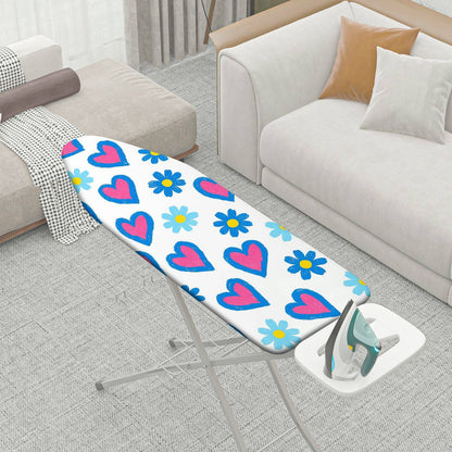 1-Piece Heart Floral Cute  Ironing Board Cover, Universal Size, Without Board