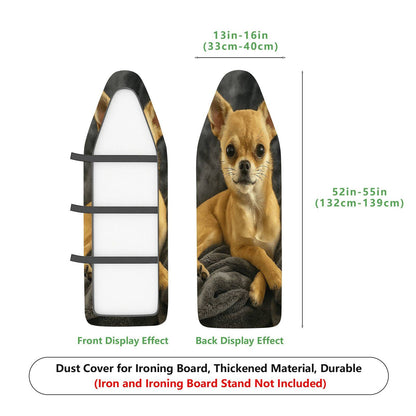 1-Piece Dog Print Cute Cozy  Ironing Board Cover, Universal Size, Without Board