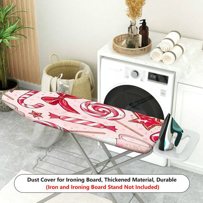 1-Piece Candy Christmas Ribbon  Ironing Board Cover, Universal Size, Without Board