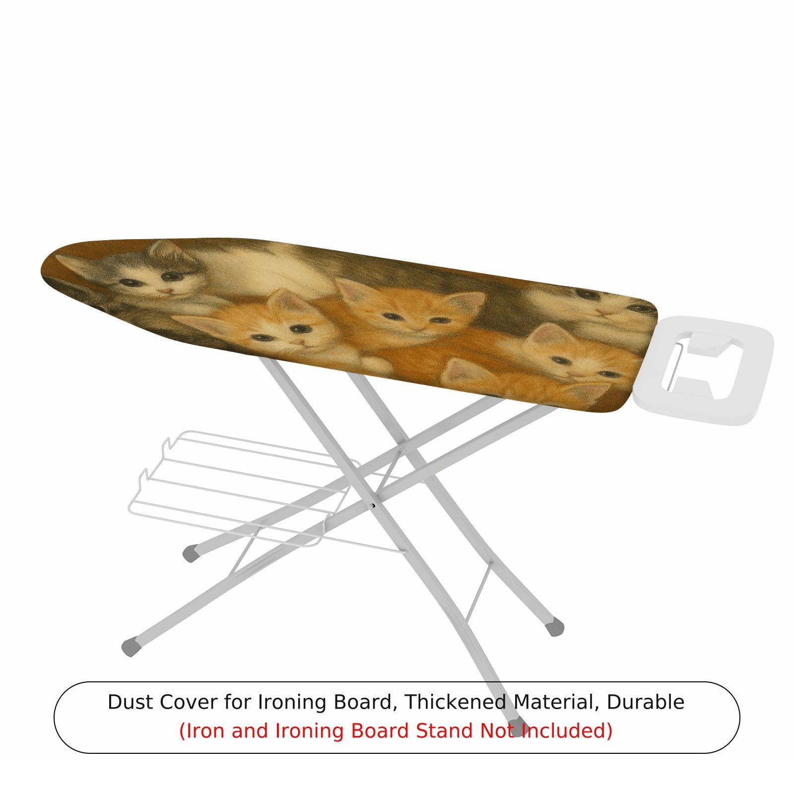 1-Piece Cat Cute Cozy  Ironing Board Cover, Universal Size, Without Board