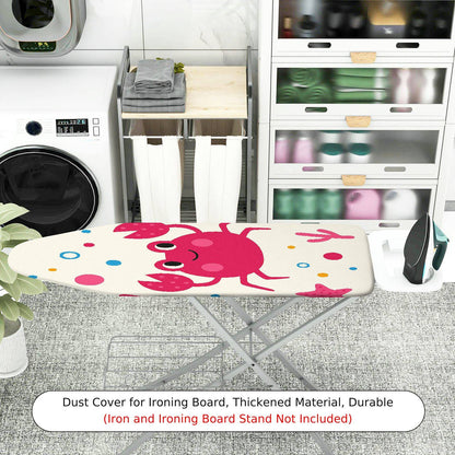 1-Piece Crab Fun Colorful  Ironing Board Cover, Universal Size, Without Board