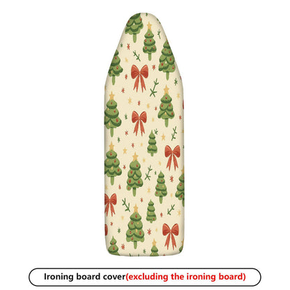 1-Piece Christmas Tree Bow Star  Ironing Board Cover, Universal Size, Without Board