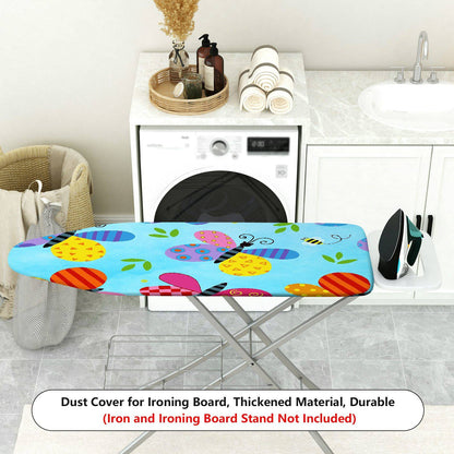 1-Piece Butterfly Colorful Print Fun  Ironing Board Cover, Universal Size, Without Board